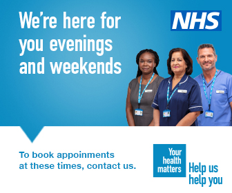 We're here for you evenings and weekends. To book appointments at these times, contact us.